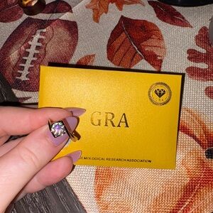 Silver Moissanite Ring Size 8